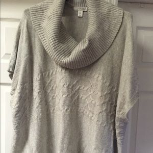 Grey knitted sweater